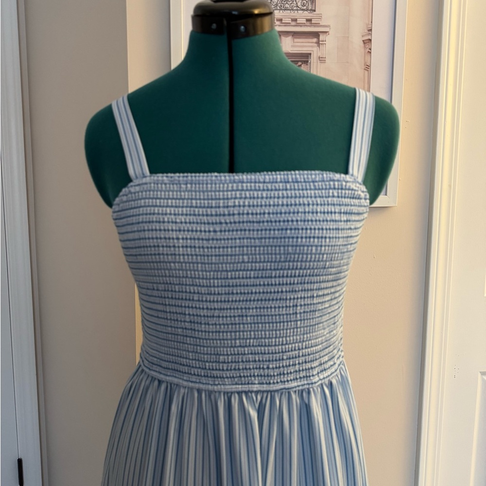 Commense Light Blue Striped Maxi Dress - Picture 2 of 8